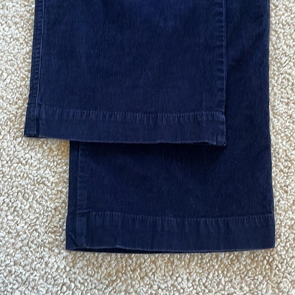 GAP High Rise Wide Leg Corduroy Pants Size 6 Navy - Picture 8 of 11